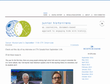 Tablet Screenshot of juniorhistorians.com